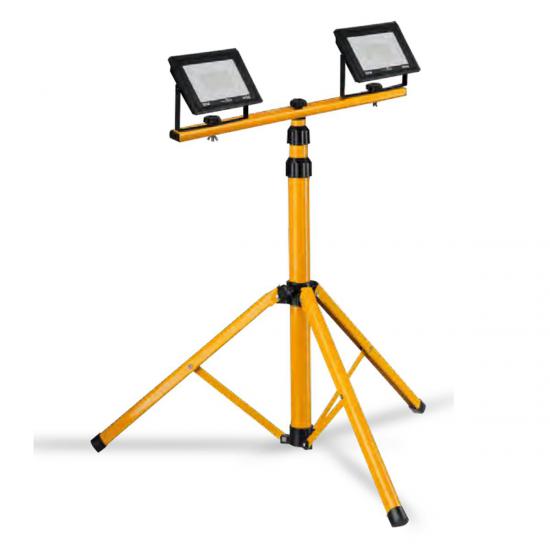 DDM Projektör Ayağı ve 2x50W Gün ışığı (sarı) Led projektör
