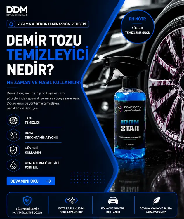 demir tozu temizleyici nedir ne zaman nasıl kullanılır