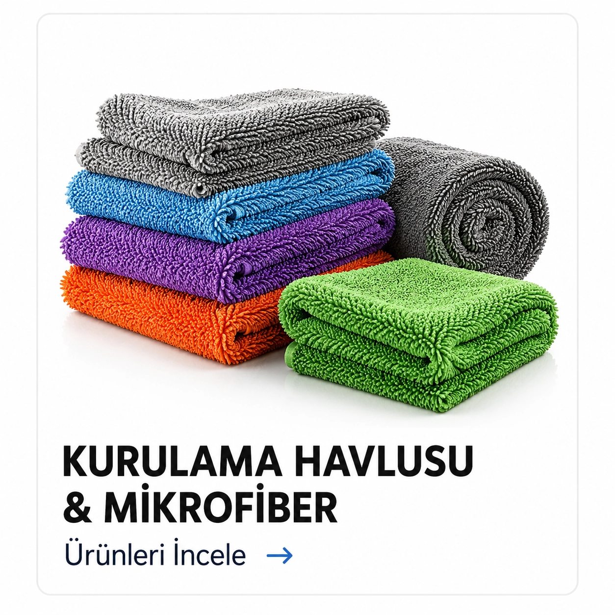 Mikrofiber Bez ve Havlu Ürünleri | Kurulama Havluları ve Mikrofiber Bezler