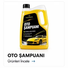 Oto Şampuanı Ürünleri İncele - Yoğun Köpüklü Araç Yıkama Şampuanları