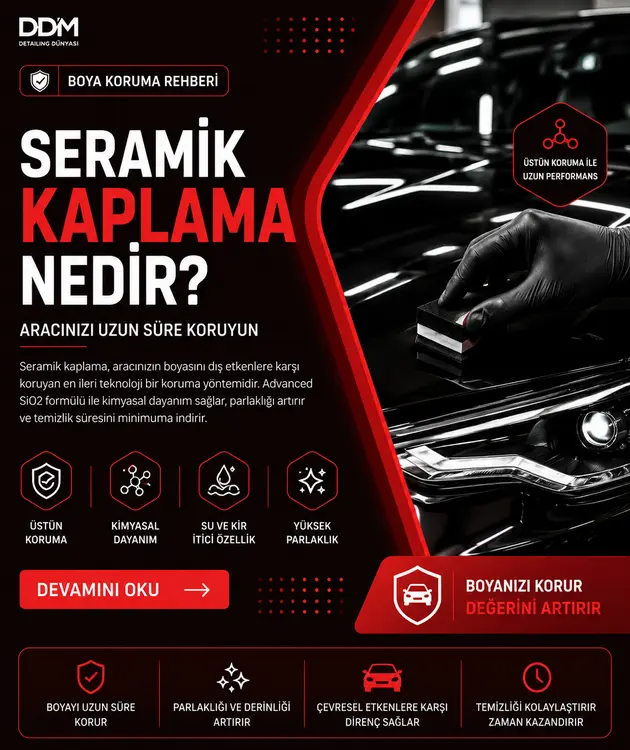 Seramik Kaplama Nedir? Araç Boyasına Sağladığı Avantajlar Nelerdir | Demir Detay Blog