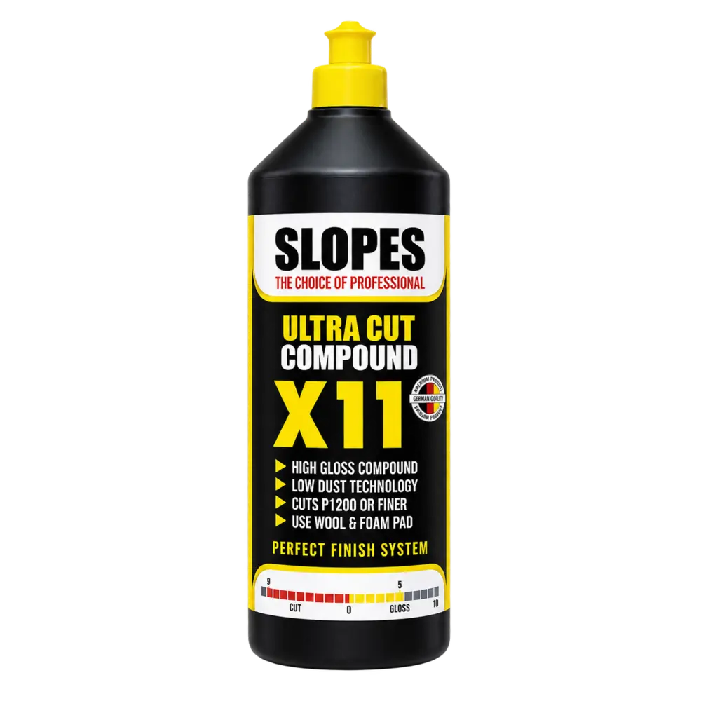 Slopes X11 Ultra Cut Agresif Çizik Giderici Kalın Pasta 1 Litre