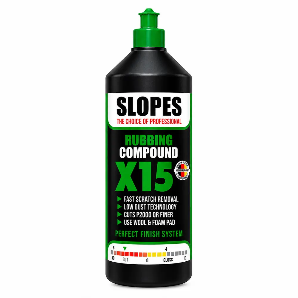 Slopes X15 Çizik Giderici Pasta 1 Litre | P1500 Zımpara İzi Giderici