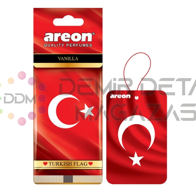 Areon Türk Bayrağı Vanilya Asma Oto Kokusu