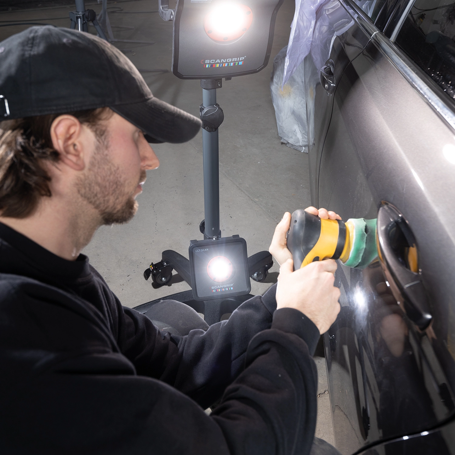 SCANGRIP MULTIMATCH R - Detailing için 1200 Lümen LED Şarjlı çalışma lambası