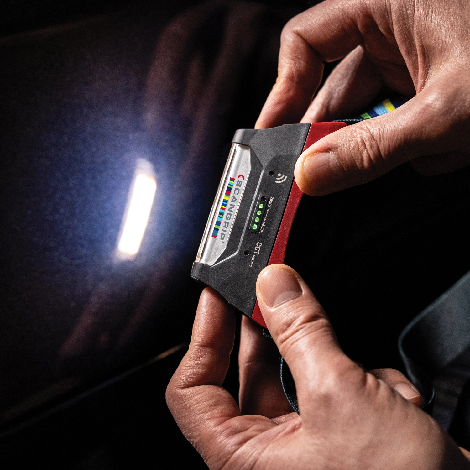 SCANGRIP I-MATCH 4 Detailing için Şarjlı LED Kafa Feneri 250 Lümen