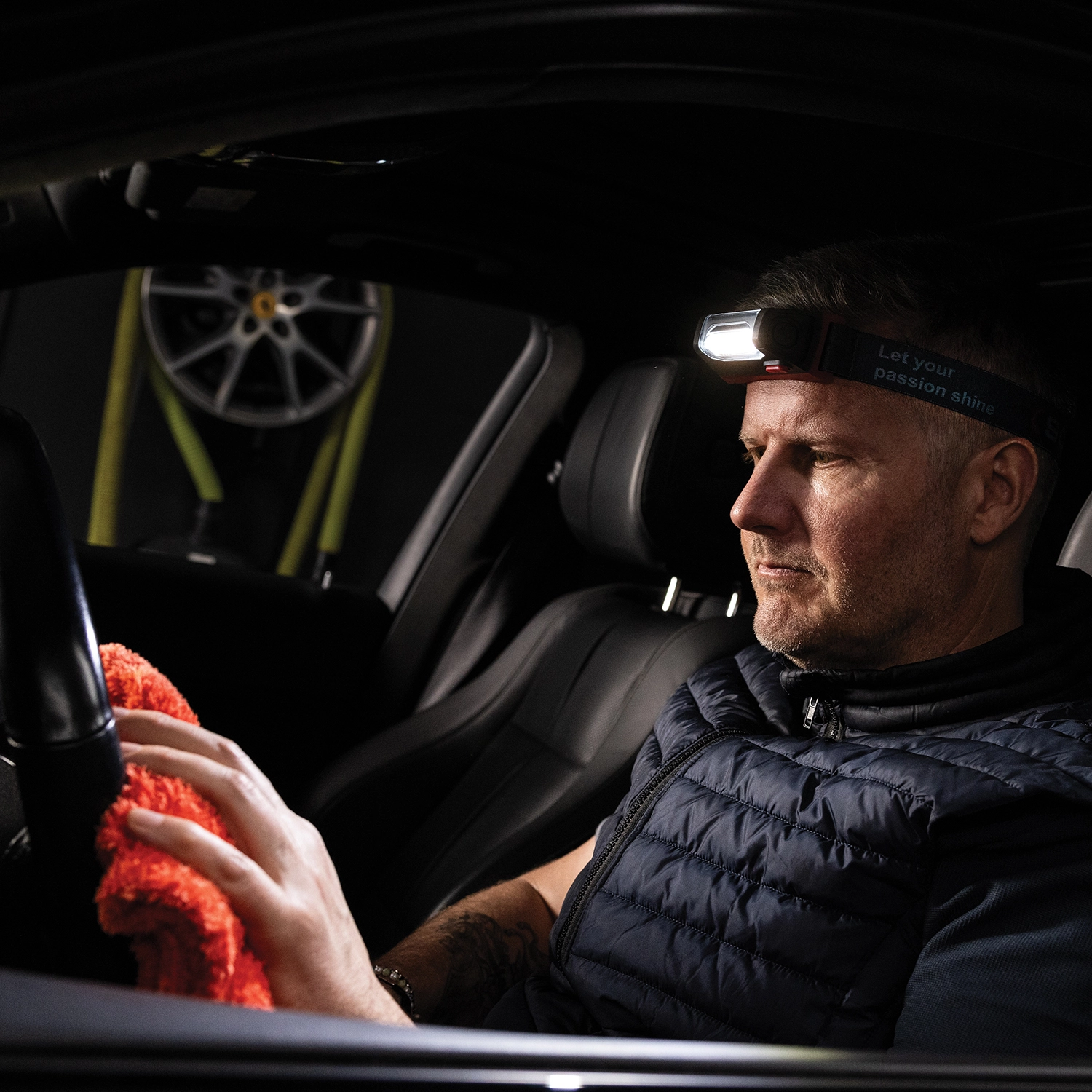 SCANGRIP I-MATCH 4 Detailing için Şarjlı LED Kafa Feneri 250 Lümen