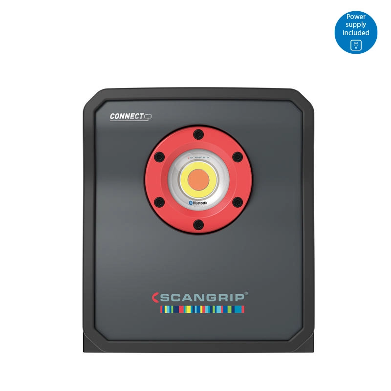 SCANGRIP MULTIMATCH 3 CONNECT Akülü 3000 Lümen LED Çalışma Lambası (220V Dönüştürücü Adaptörlü)