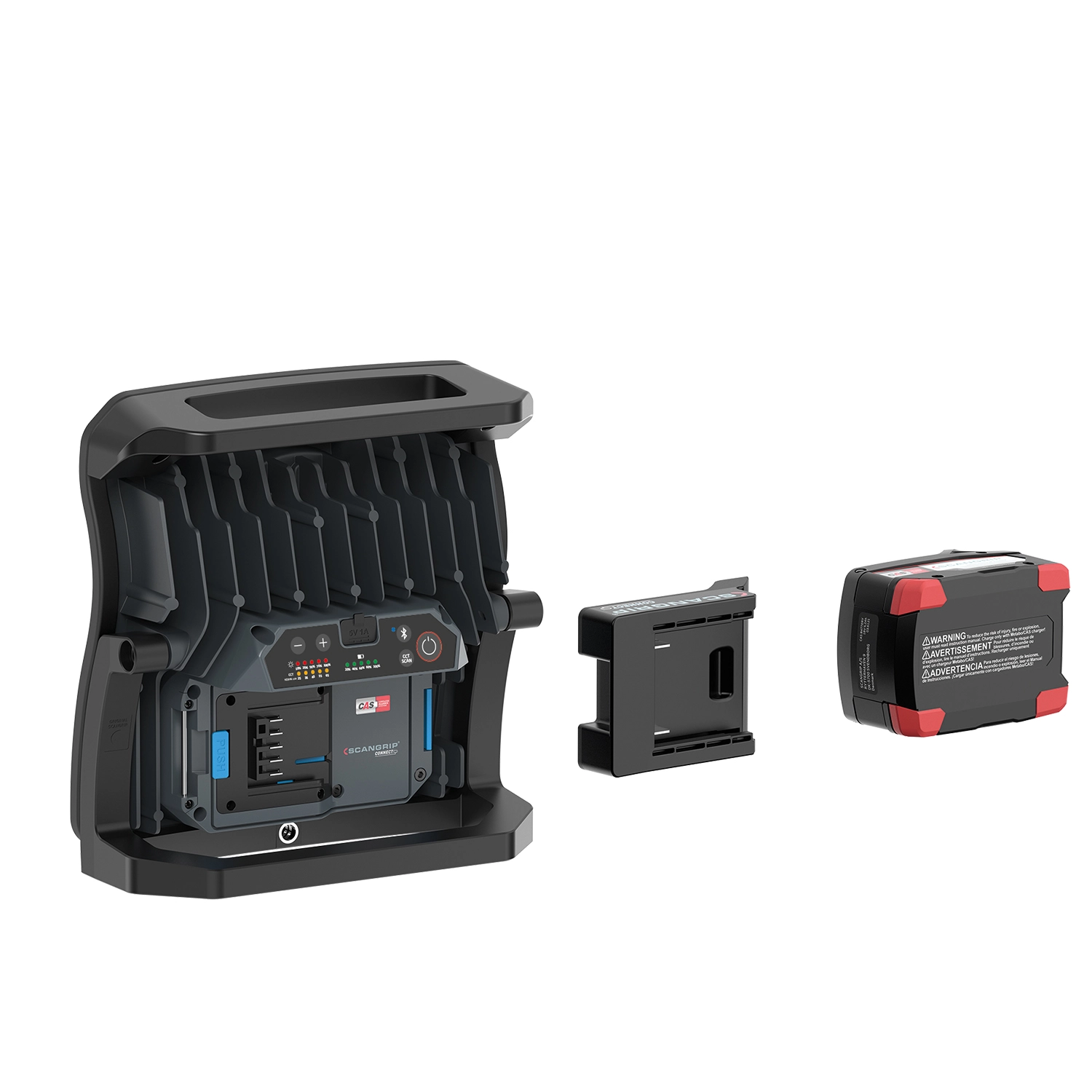 SCANGRIP MULTIMATCH 8 CONNECT - Detailing için Akülü 8000 Lümen LED çalışma lambası.