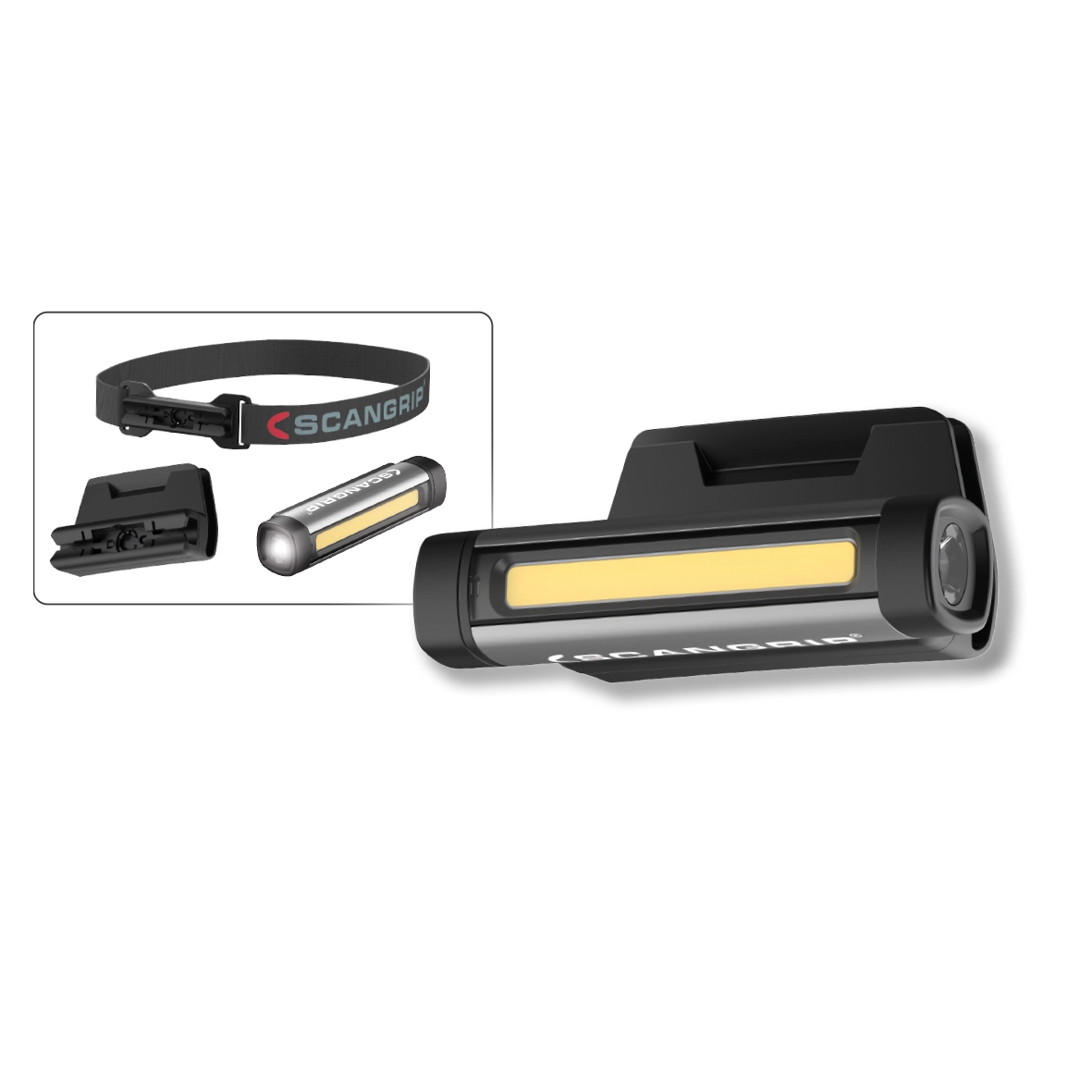 SCANGRIP FLEX WEAR KIT- 100 lümenlik Kafa bandı ve şapka montajı dahil LED lamba