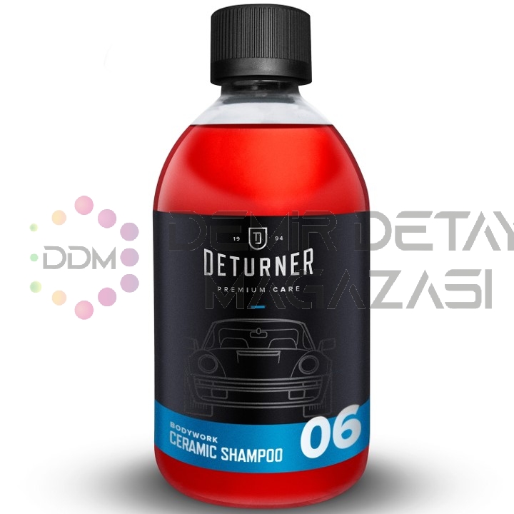 Deturner Ceramic Shampoo 0.6 Seramik İçerikli Şampuan 500 ML | Hidrofobik Etkili Oto Şampuanı