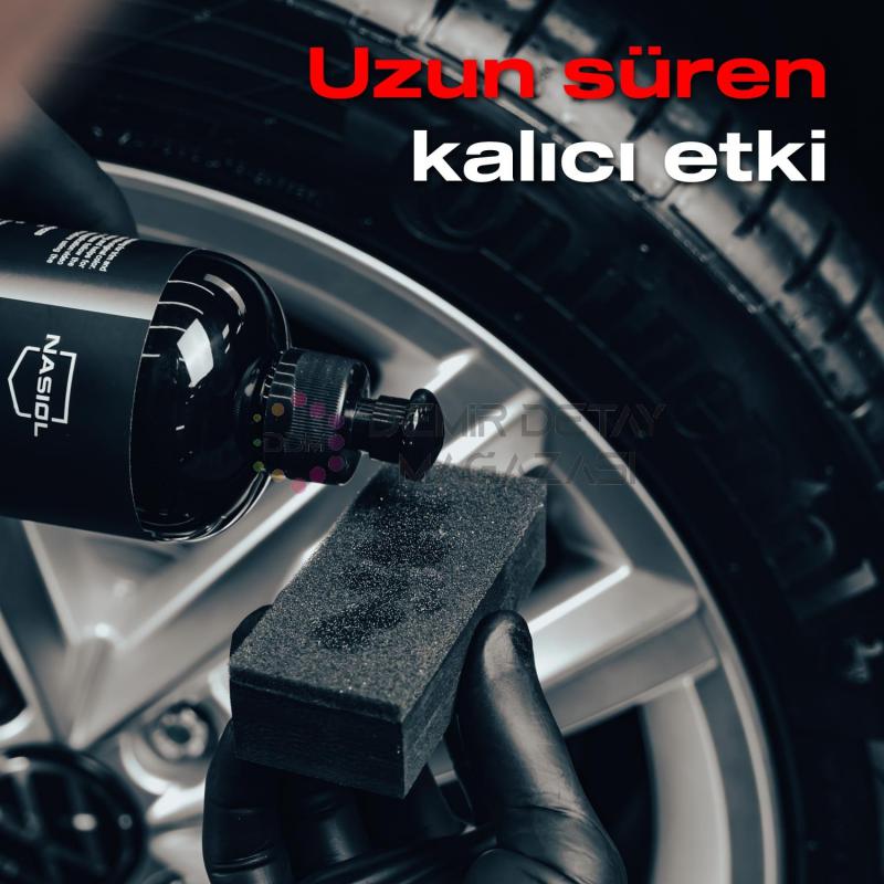 Nasiol DetailerShine Araç Trim ve Lastik Parlatıcı 500 mL Araç Lastik Trim Tampon Bakımı