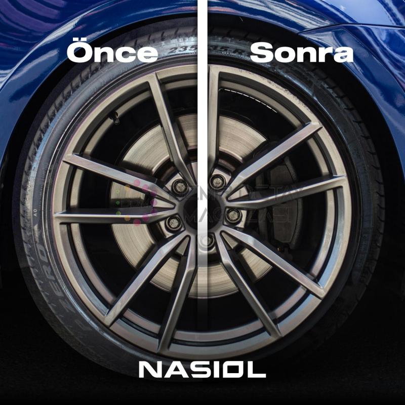 Nasiol DetailerShine Araç Trim ve Lastik Parlatıcı 500 mL Araç Lastik Trim Tampon Bakımı