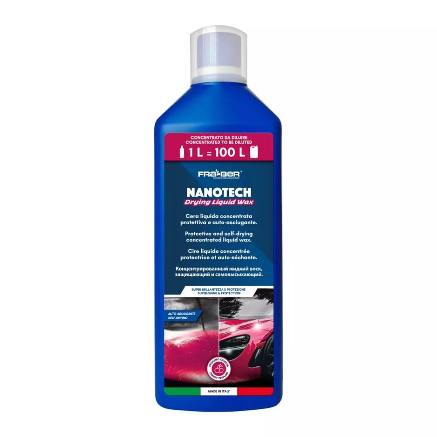 Fra-Ber Nanotech Koruyucu ve Parlatıcı Hızlı Cila Vişne Kokulu 1000 ML | 1:100 Konsantre