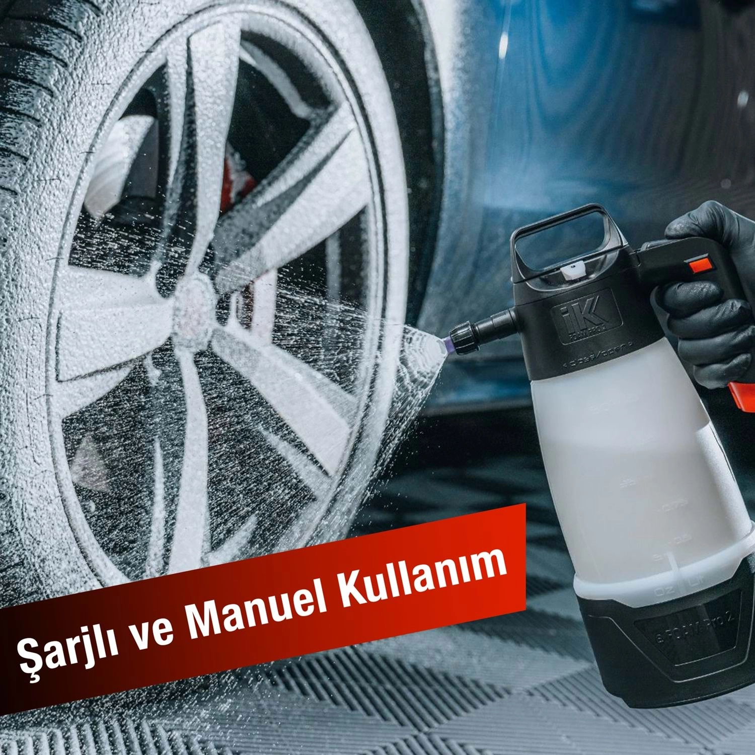 IK e Foam Pro 2 Şarjlı Köpük Pompası 2 Litre