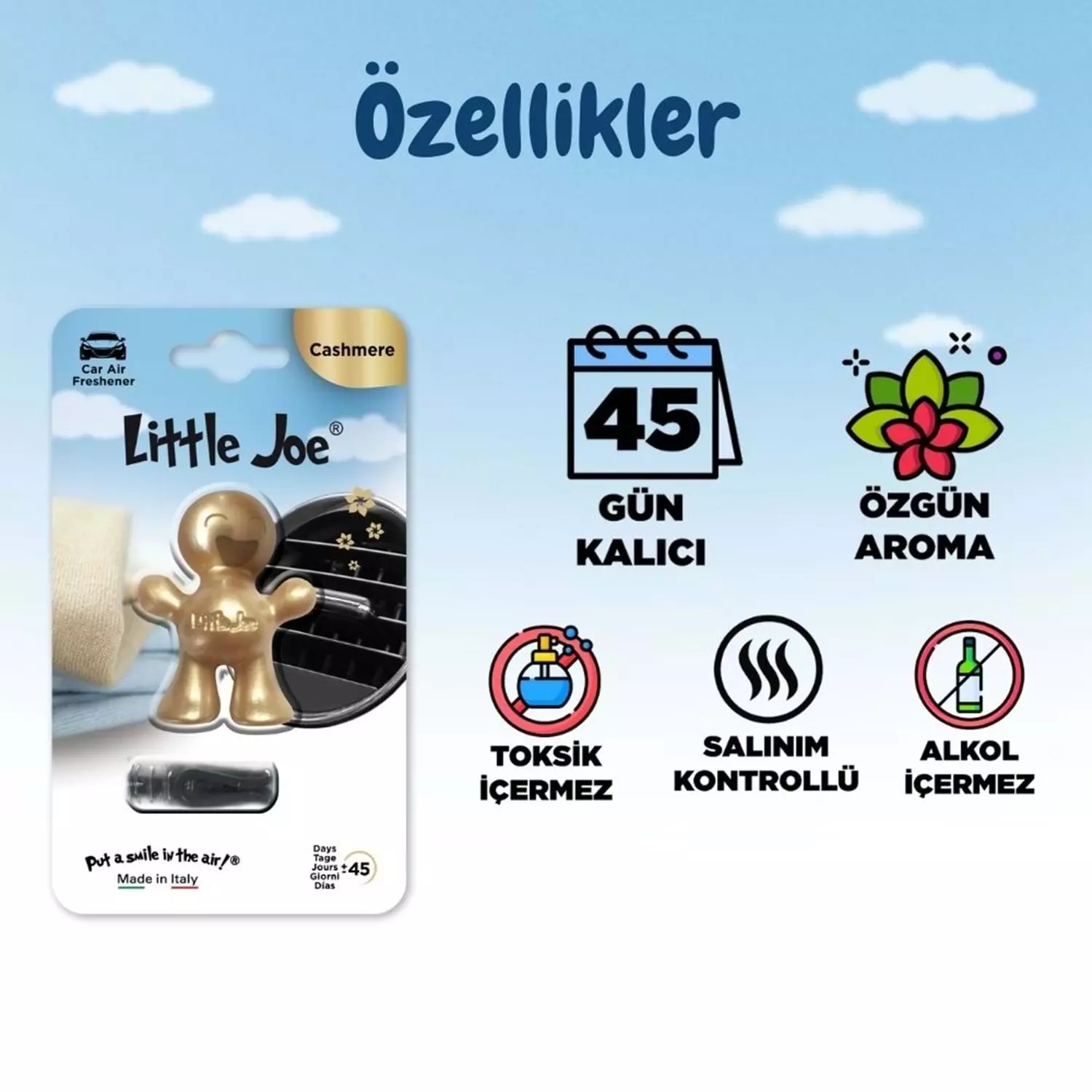 Little Joe Kaşmir Araç Kokusu 45 Gün