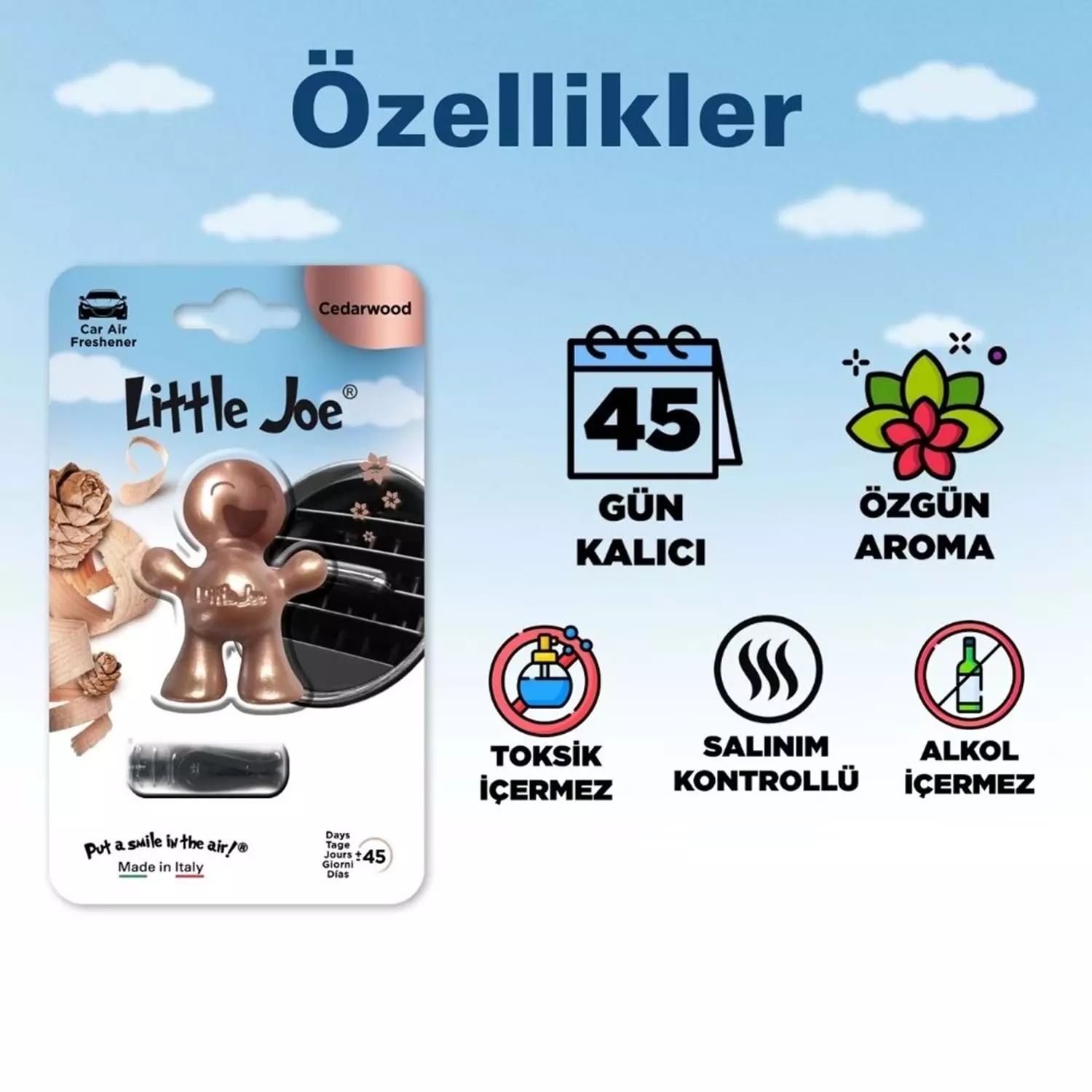 Little Joe Sedir Ağacı Araç Kokusu 45 Gün