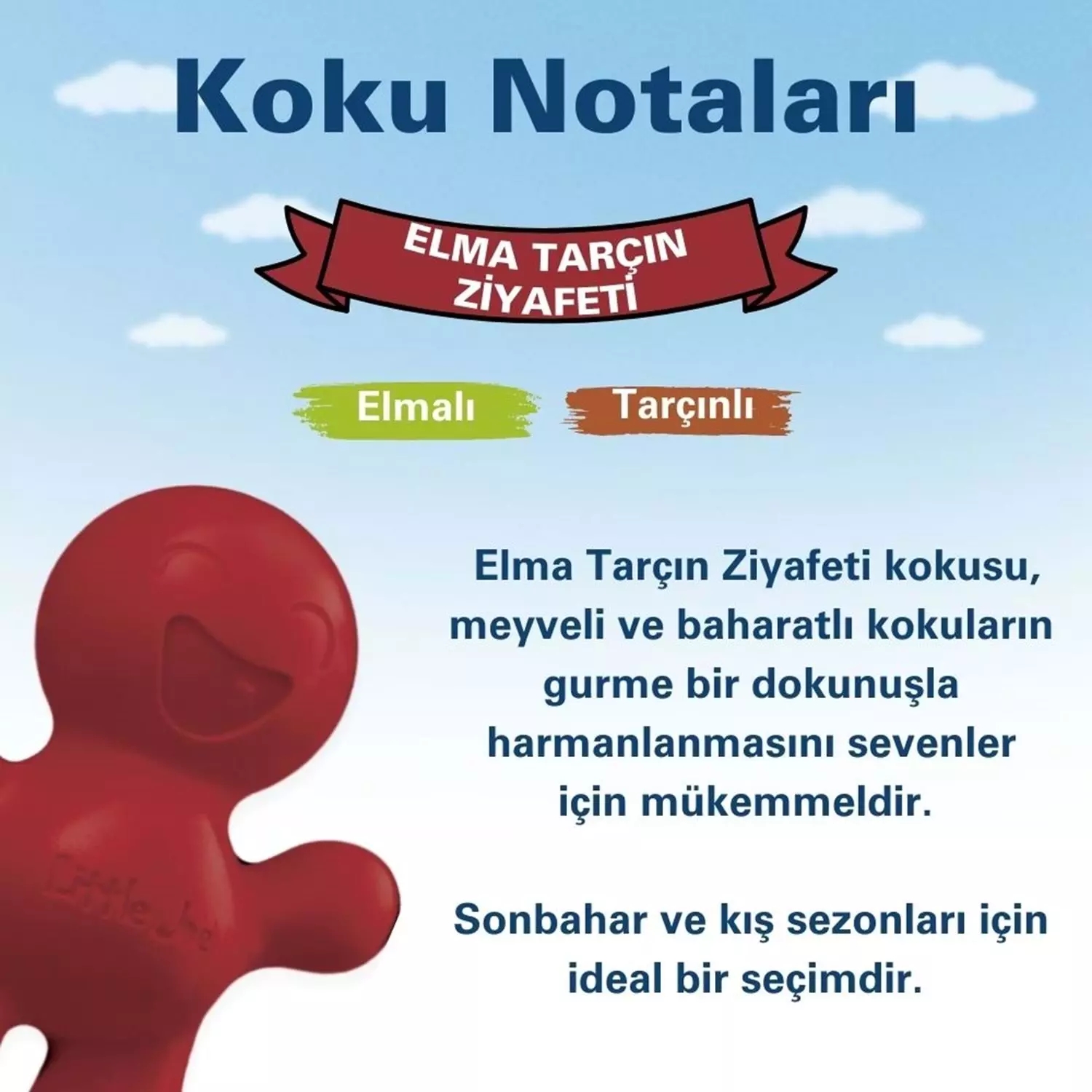 Little Joe Elma Tarçın Araç Kokusu 45 Gün