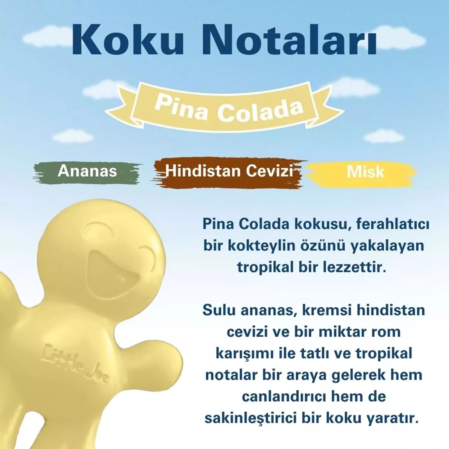Little Joe Ananas Hindistan Cevizi Araç Kokusu 45 Gün
