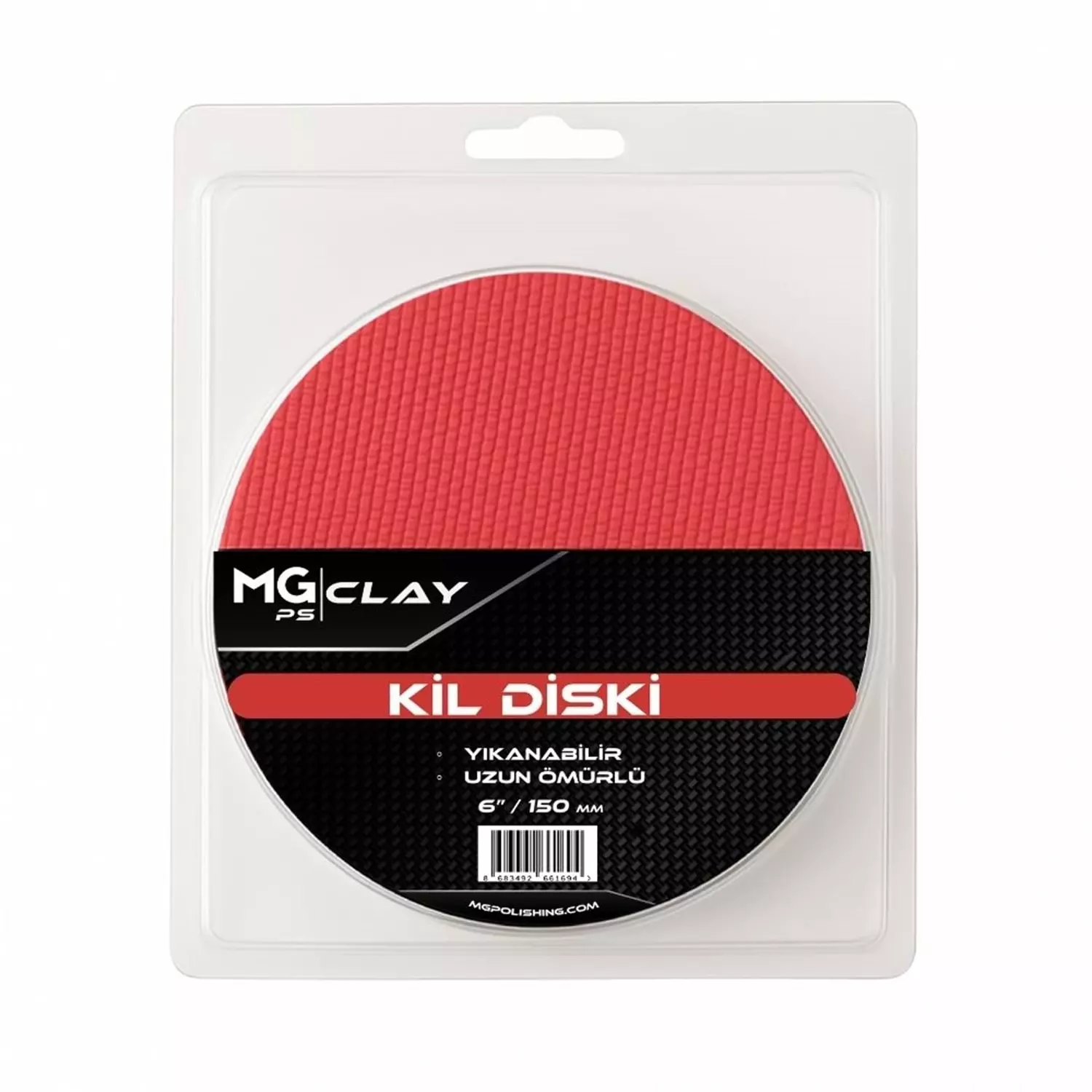 MG PS Kil Diski 150 mm/6’’ - Kil Pedi Clay Disc Disk Clay Pad Ped