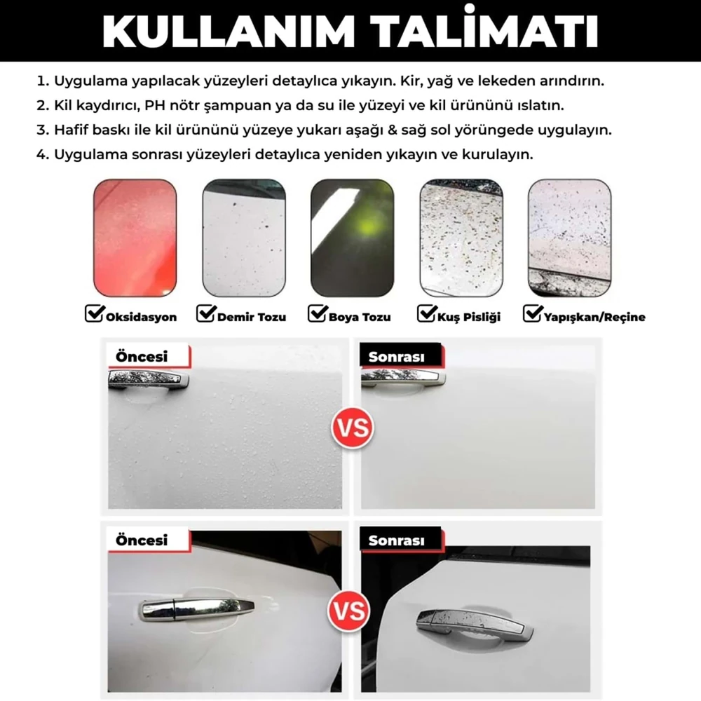 MG PS ClayPad Pro Süngerli Kil Bloğu 10×6×3 cm Siyah – Yıkanabilir Yüzey Arındırıcı