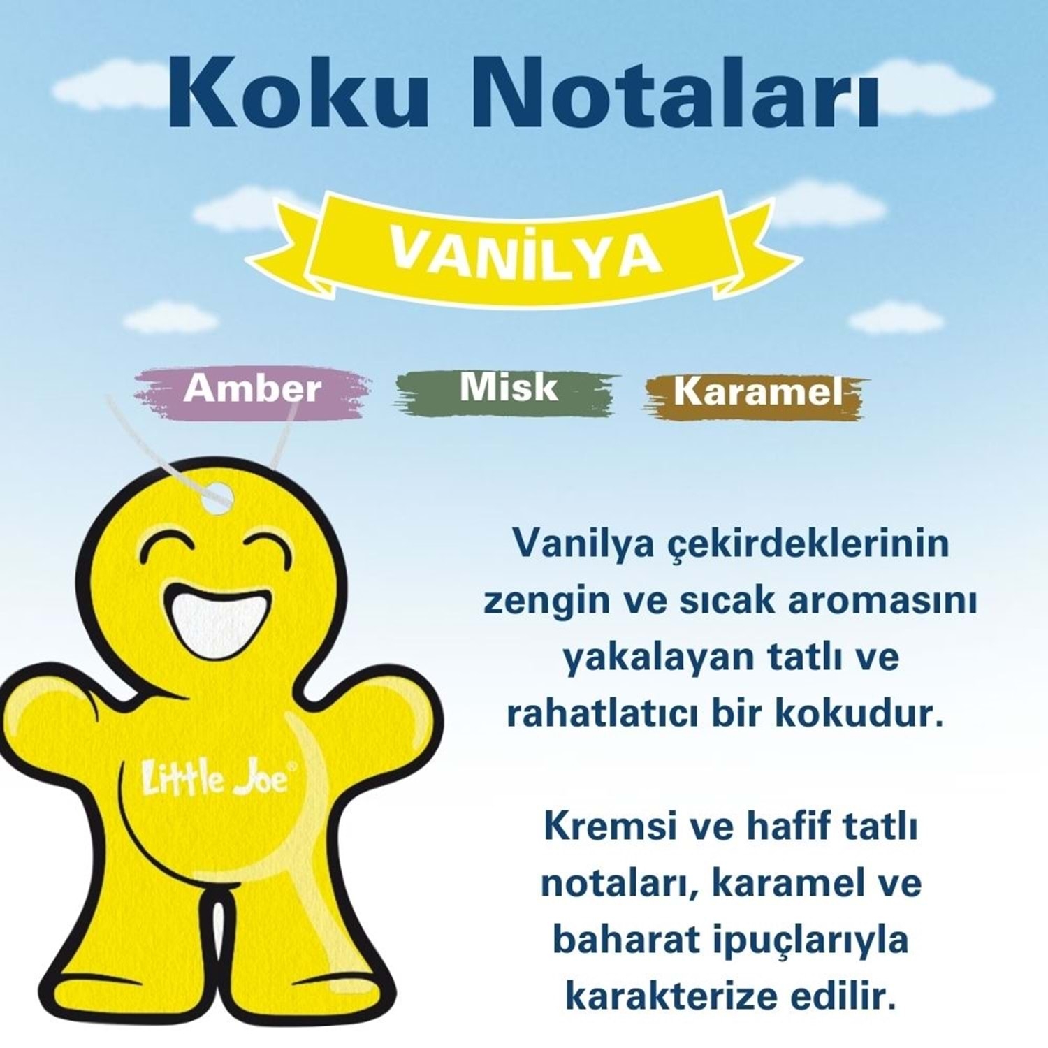 Little Joe Vanilya Araç Asma Koku 30 Gün