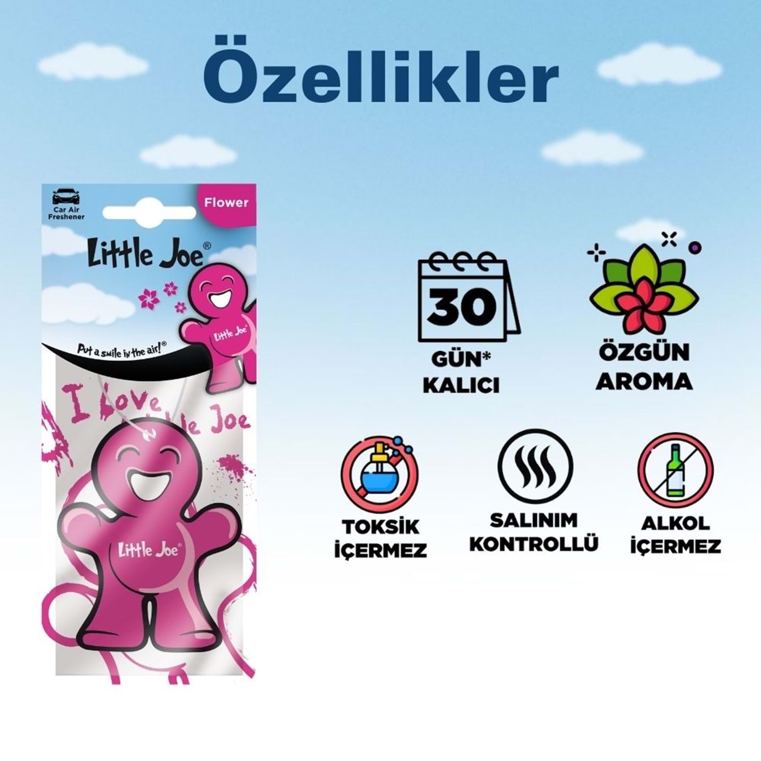Little Joe Çiçek Araç Asma Koku 30 Gün