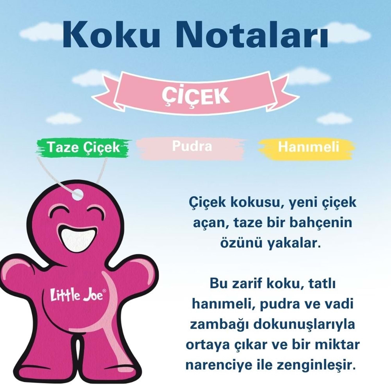 Little Joe Çiçek Araç Asma Koku 30 Gün