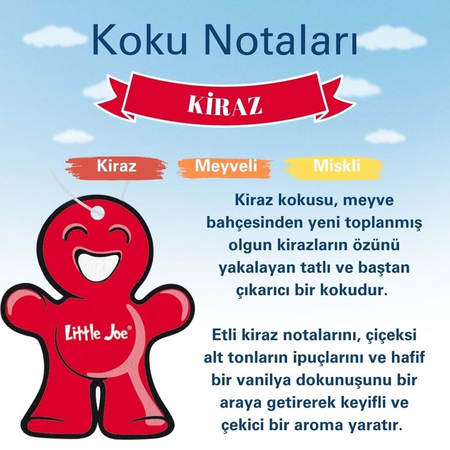 Little Joe Kiraz Araç Asma Koku 30 Gün