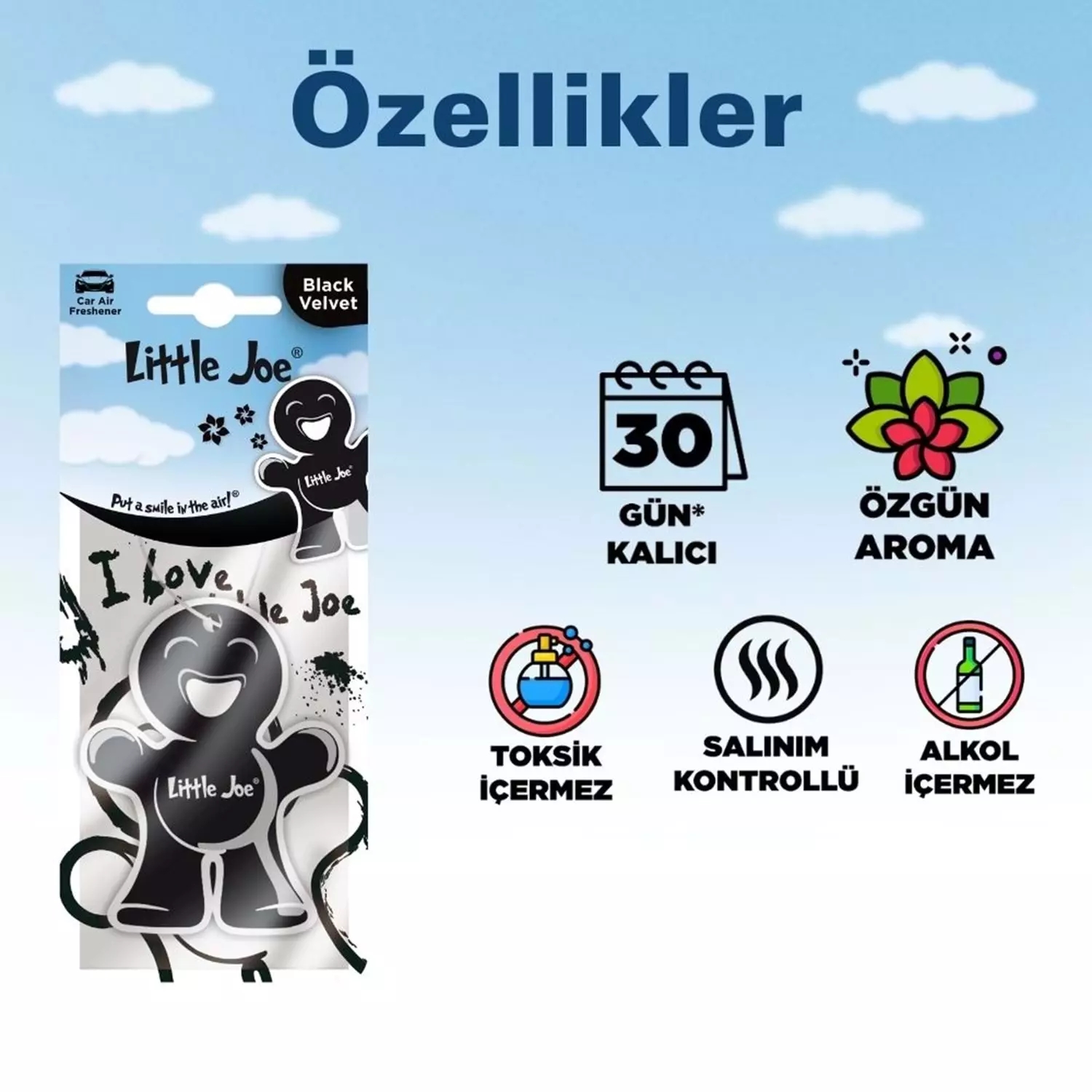 Little Joe Siyah İnci Araç Asma Koku 30 Gün