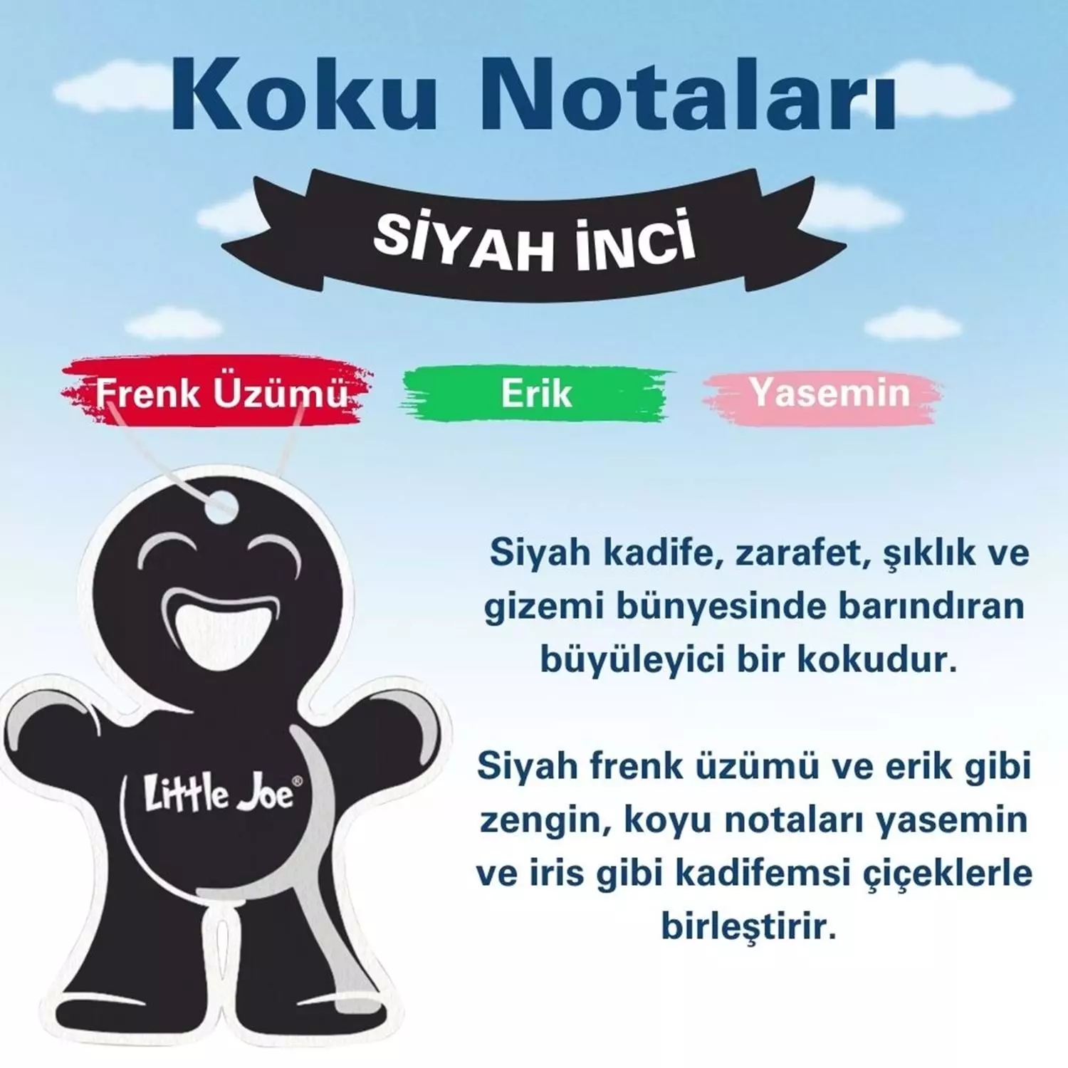 Little Joe Siyah İnci Araç Asma Koku 30 Gün