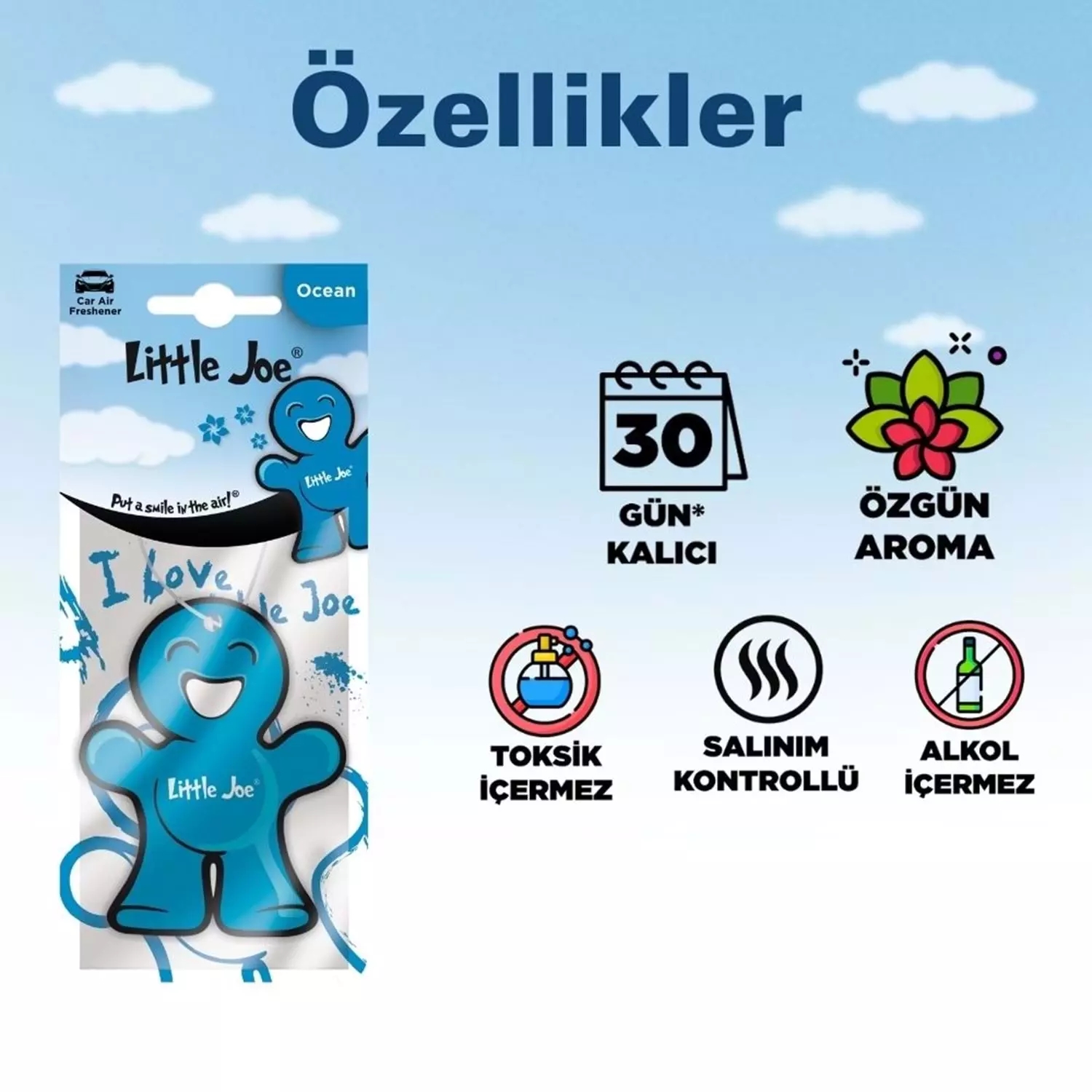 Little Joe Okyanus Araç Asma Koku 30 Gün