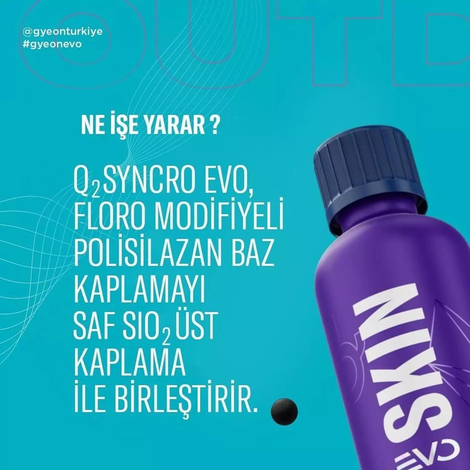 Gyeon Q² Syncro EVO Light Box Çift Katman Seramik Kaplama 50 ML + 50 ML | 50 Ay Dayanımlı Profesyonel Boya Koruma