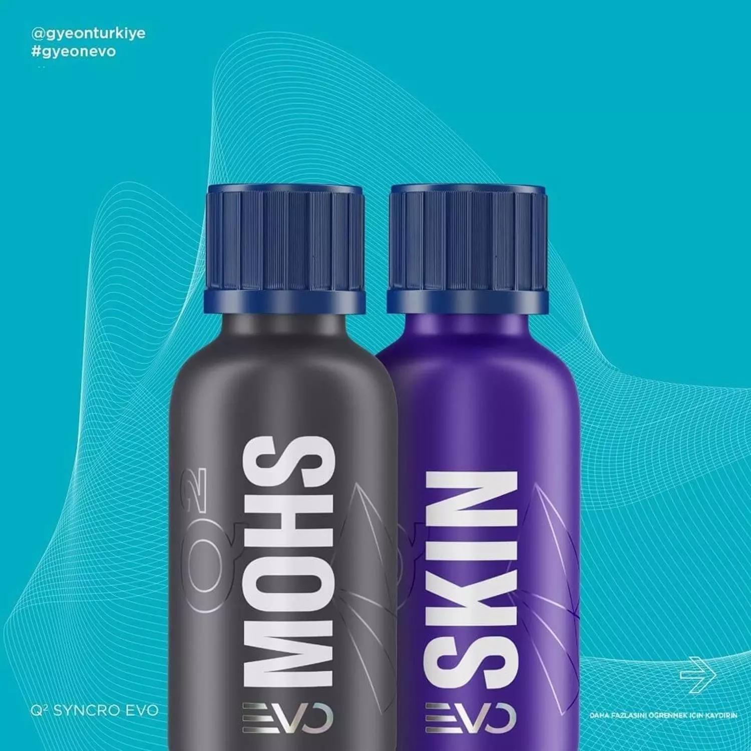 Gyeon Q² Syncro EVO Light Box Çift Katman Seramik Kaplama 50 ML + 50 ML | 50 Ay Dayanımlı Profesyonel Boya Koruma