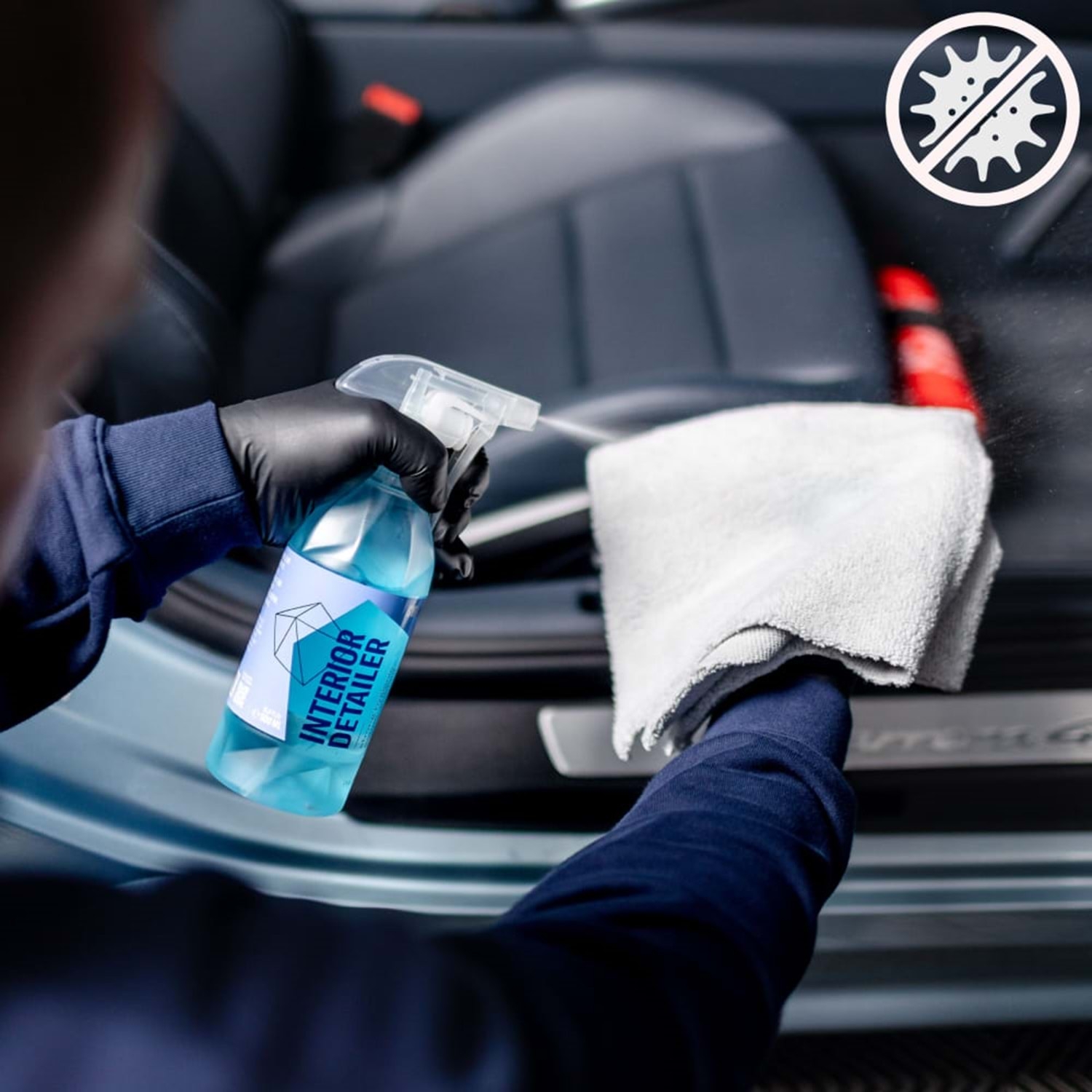 GYEON Q²M İnteriorDetailer Araç İçi Bakteri Virüs Temizleyici - 4000 ml -Alkol Bazlı