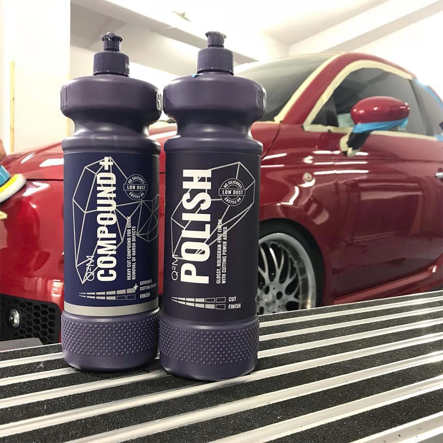 Gyeon Q²M Polish One Step Polisaj Pastası 1000 ML | Hare ve Hafif Çizik Giderici Profesyonel Cila
