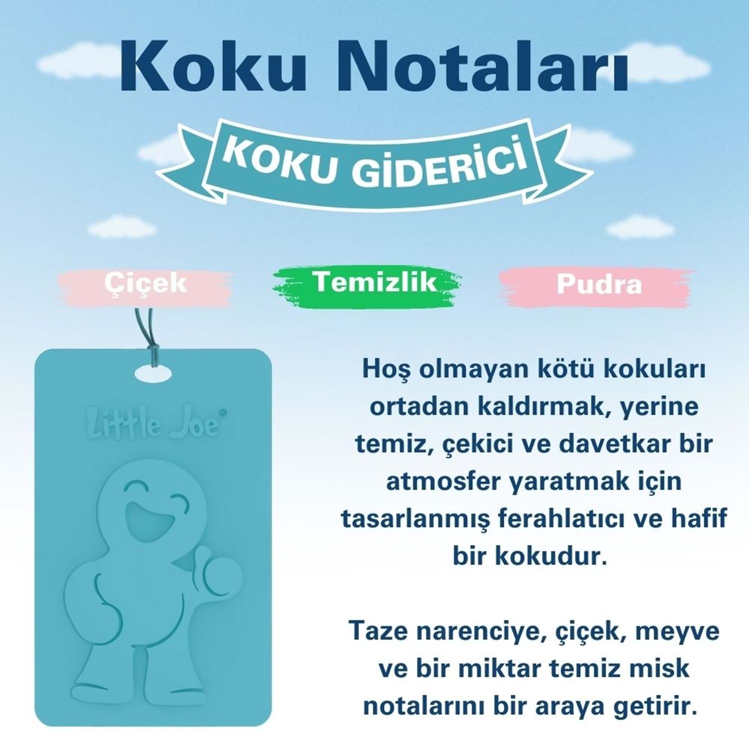 Little Joe Kötü Koku Giderici Asma Kart 45 Gün