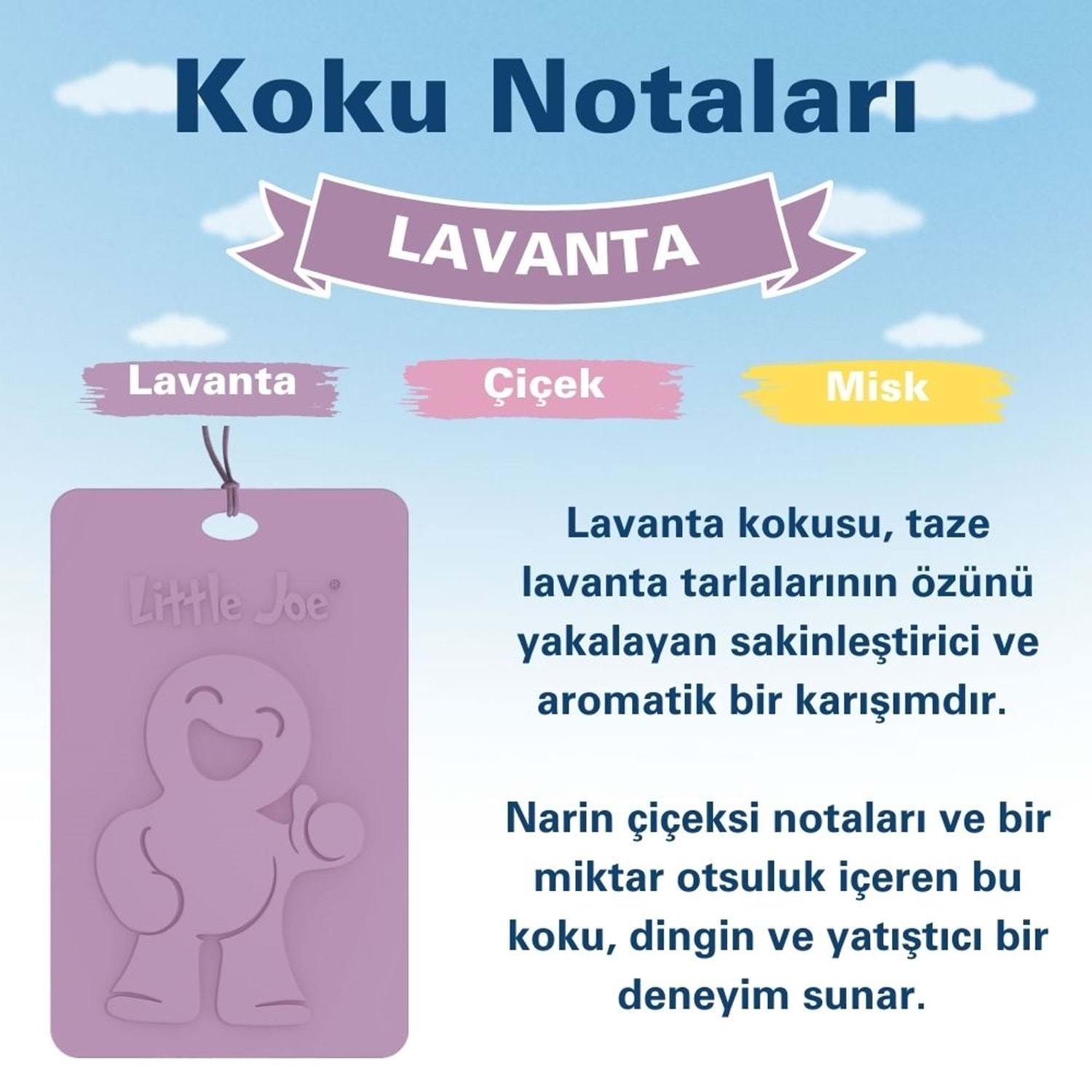 Little Joe Lavanta Kokulu Asma Kart Koku 45 Gün