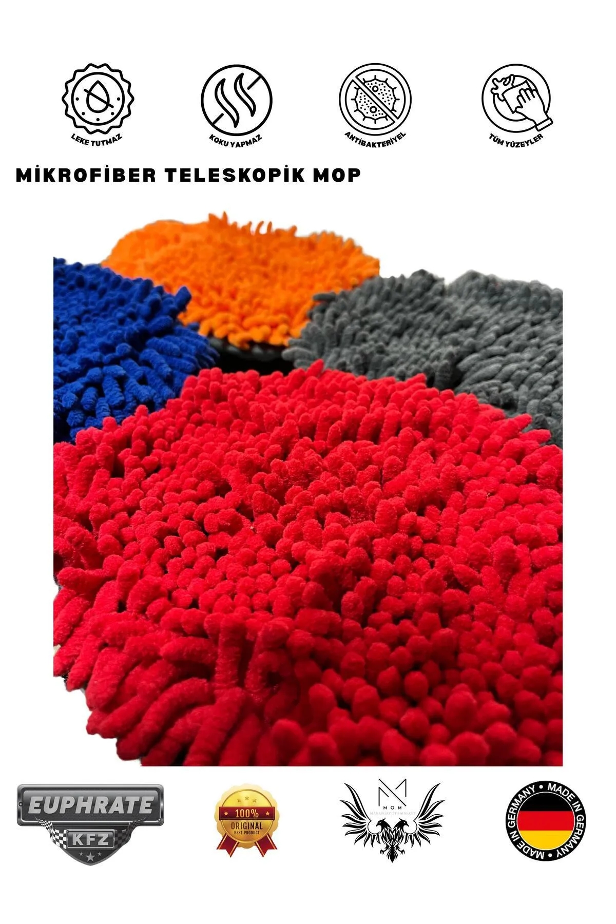 Suff Euphrate Kfz Mikrofiber Teleskopik Yıkama Mop