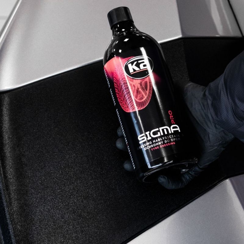 K2 Sigma Pro Polimer Lastik Koruyucu ve Parlatıcı Jel 1 Litre | Islak Görünüm Sağlayan Profesyonel Tire Dressing