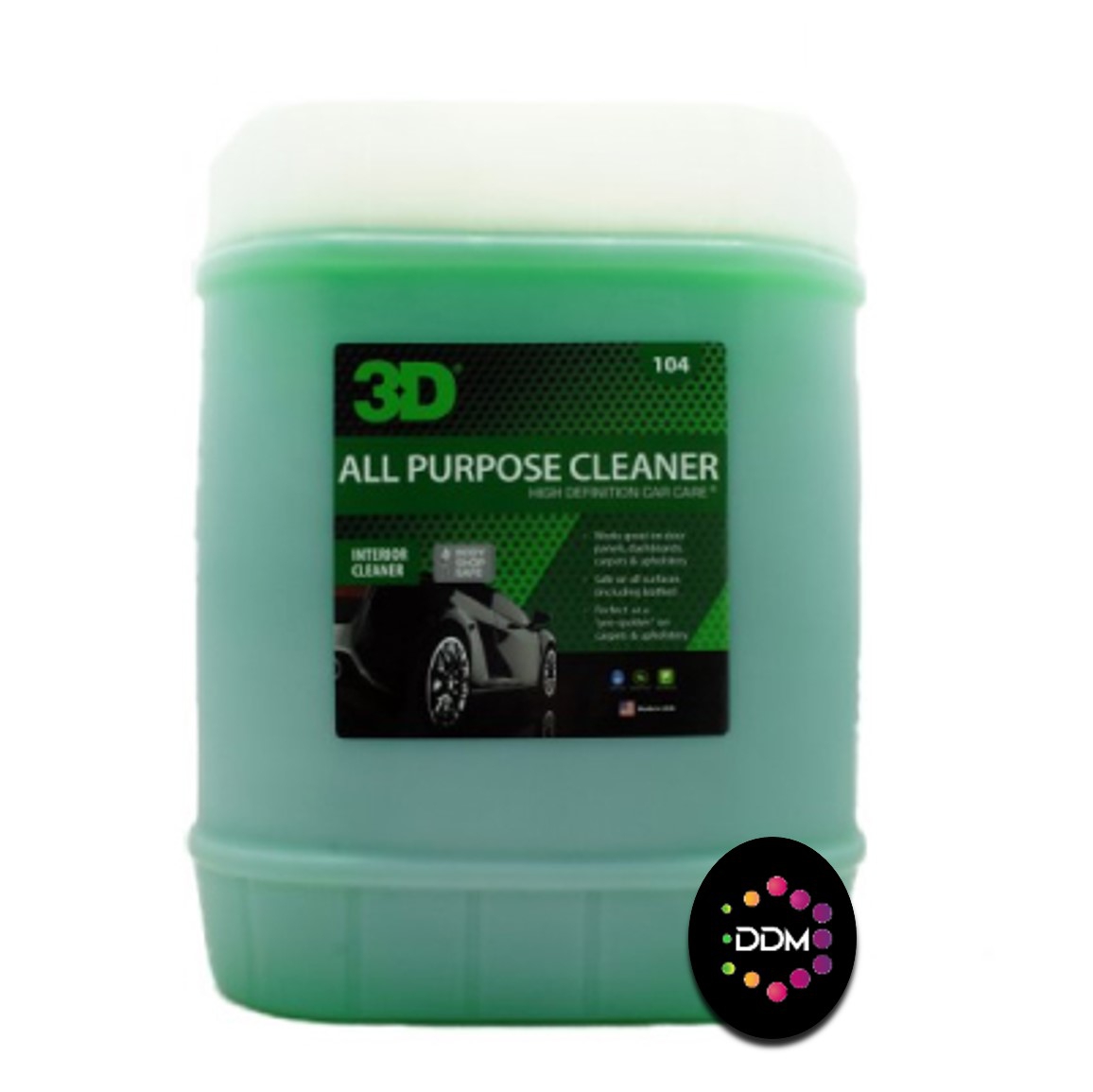 3D All Purpose Cleaner Genel Temizleyici 20 Lt | 1:7 Konsantre APC Çok Amaçlı Temizleyici