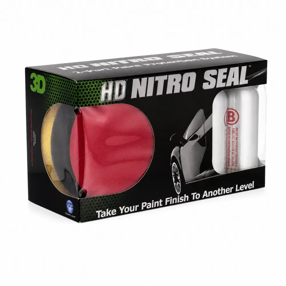 3D HD Nitro Seal Boya Koruma Seti | 2 Aşamalı Co-Polimer Paint Sealant