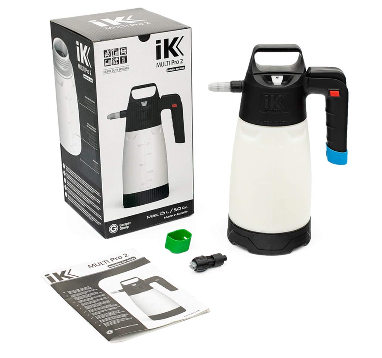 IK Multi Pro 2 Kimyasal ve Asit Dayanımlı Basınçlı Pompa 2 Litre | Profesyonel Detailing Püskürtücü