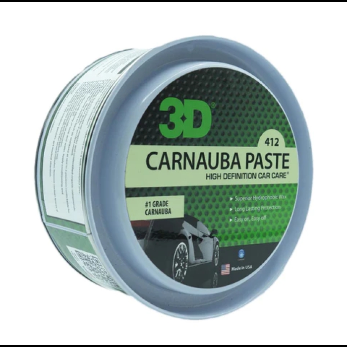 Carnuba Paste Wax & Fabulous ＆風神_Wax セット 3D Carnauba Paste Wax Muz Kokulu Katı Wax 425ML - Detailing