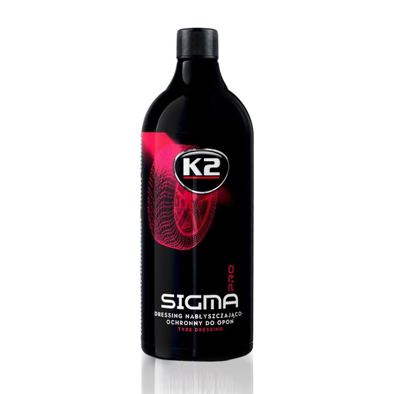 K2 Sigma Pro Polimer Lastik Koruyucu ve Parlatıcı Jel 1 Litre | Islak Görünüm Sağlayan Profesyonel Tire Dressing
