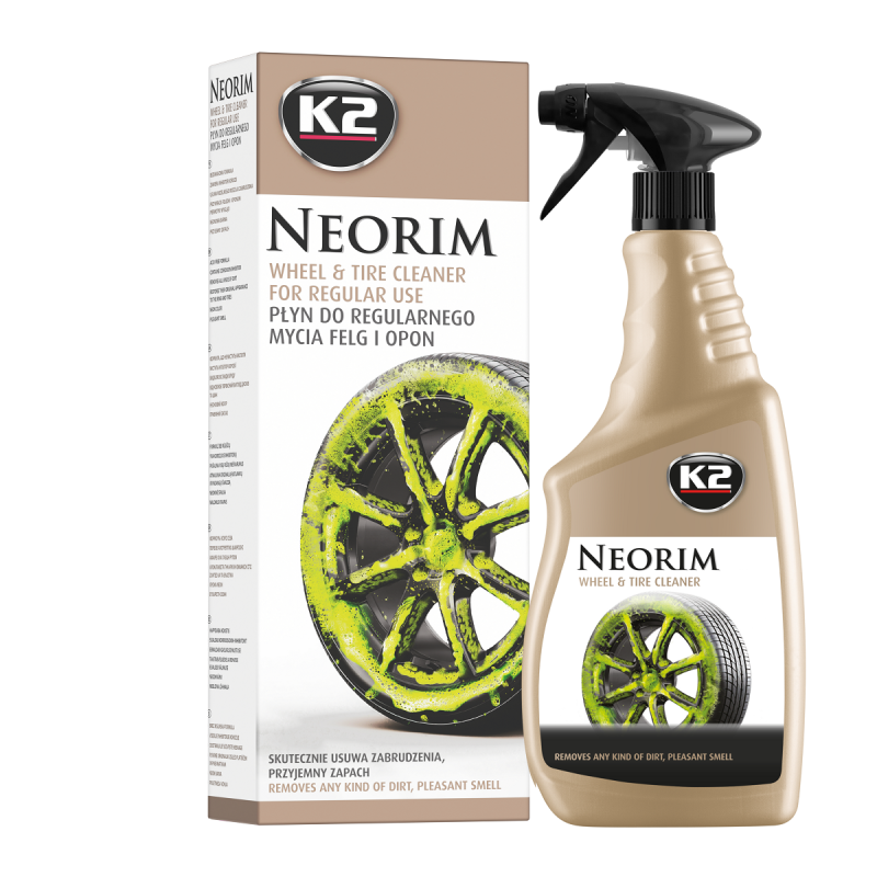 K2 Neorim Lastik ve Jant Temizleyici 700 ML | Güçlü Alkali Formüllü Asitsiz Jant ve Lastik Temizleyici