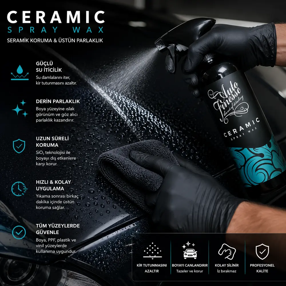 Auto Finesse Ceramic Spray Wax Seramik Sprey Cila 500 ml