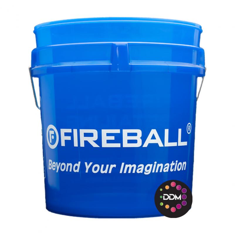 Fireball Clear Bucket Şeffaf mavi yıkama kovası