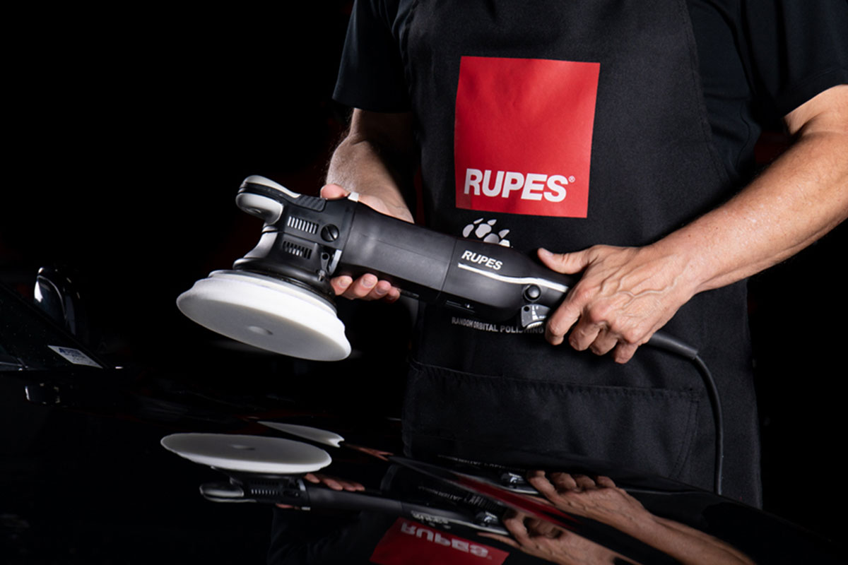 Rupes DA Ultra Fine 130/150 mm Orbital Beyaz Hare, Son Kat Cila Süngeri