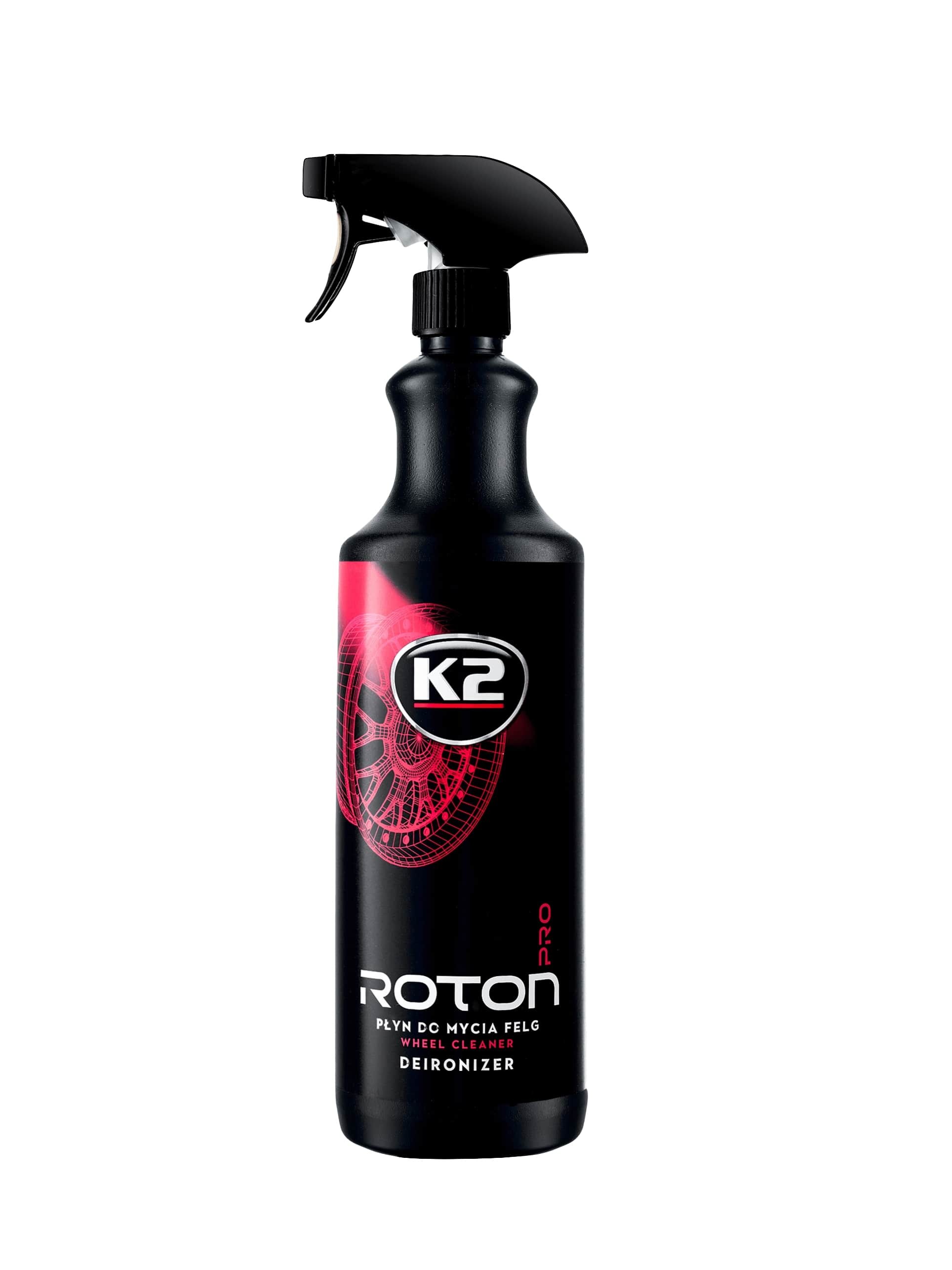 K2 Roton Pro Demir Tozu ve Jant Temizleyici Jel pH Nötr 1 Litre | Iron Remover Balata Tozu Sökücü